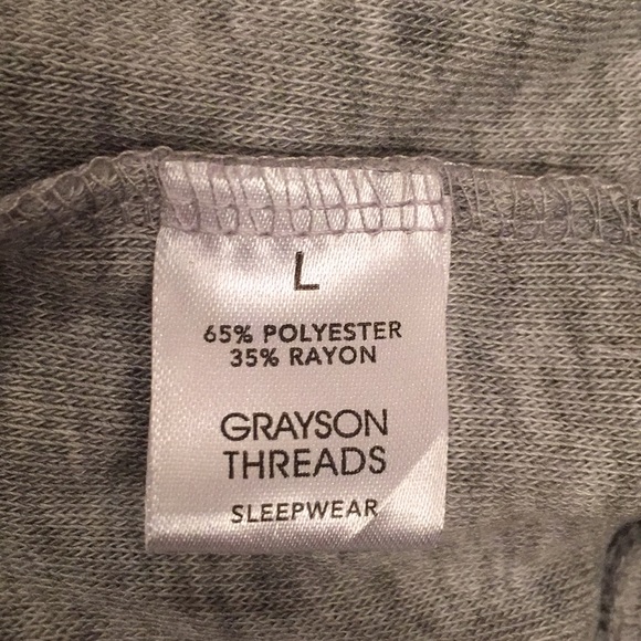 Grayson /Threads Santa Sleepwear Shirt.  Size Large Super Soft!   NWT!! - Picture 6 of 7